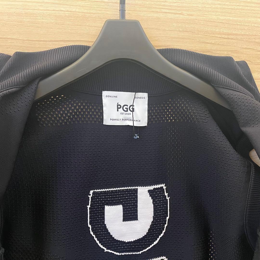 新品★30,800円 PGG パーリーゲイツ ポリエステルヤーンジップベスト 4
