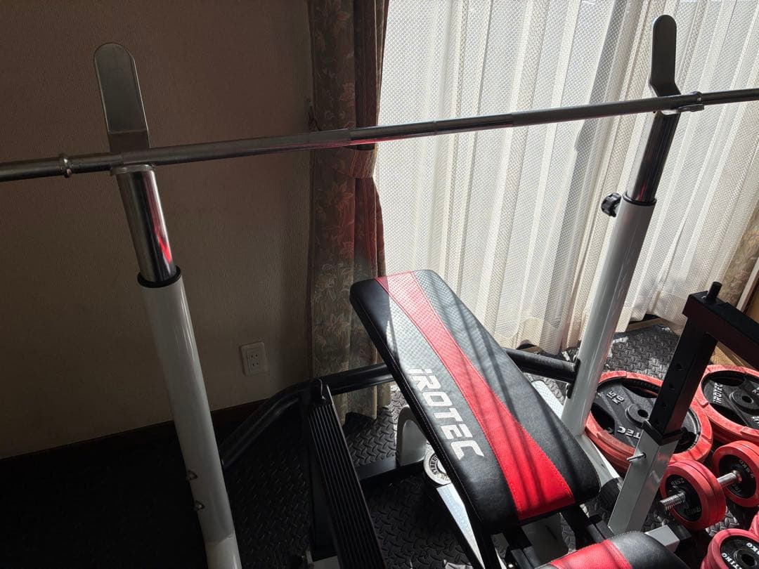 IROTEC アイロテック他プレート130kg ホームジムセット　引き取りのみ