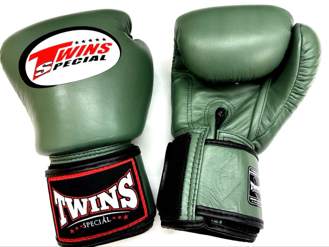 最終1組　新品　TWINS グローブ 16oz オリーブ本革製　ツインズ　送料込