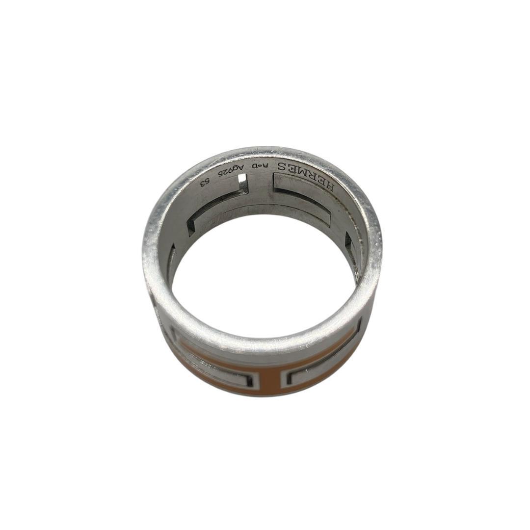 HERMES ムーブアッシュ SV925 リング 指輪 約13号