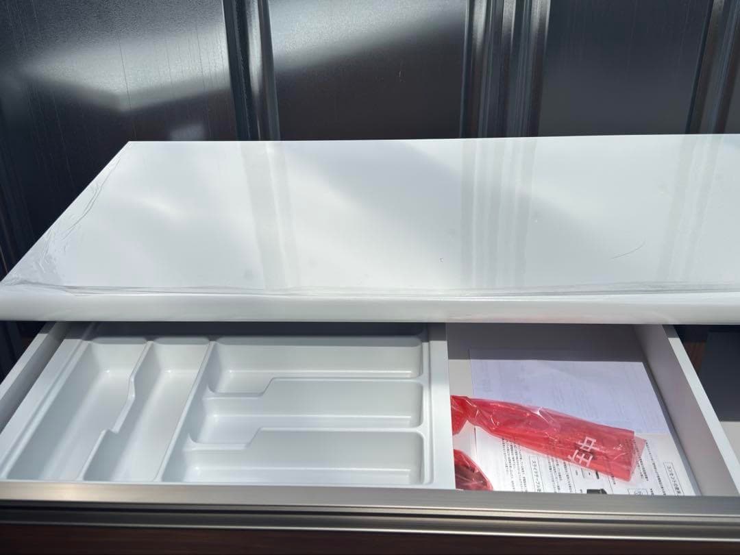 【新品未使用】古賀家具 キッチンカウンターキッチンボード幅120cm 食器棚