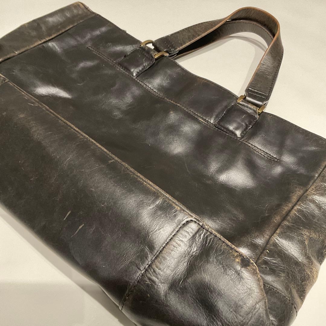 【希少】DIESEL ハラコ　本革　ブラック トートバッグ　y2k