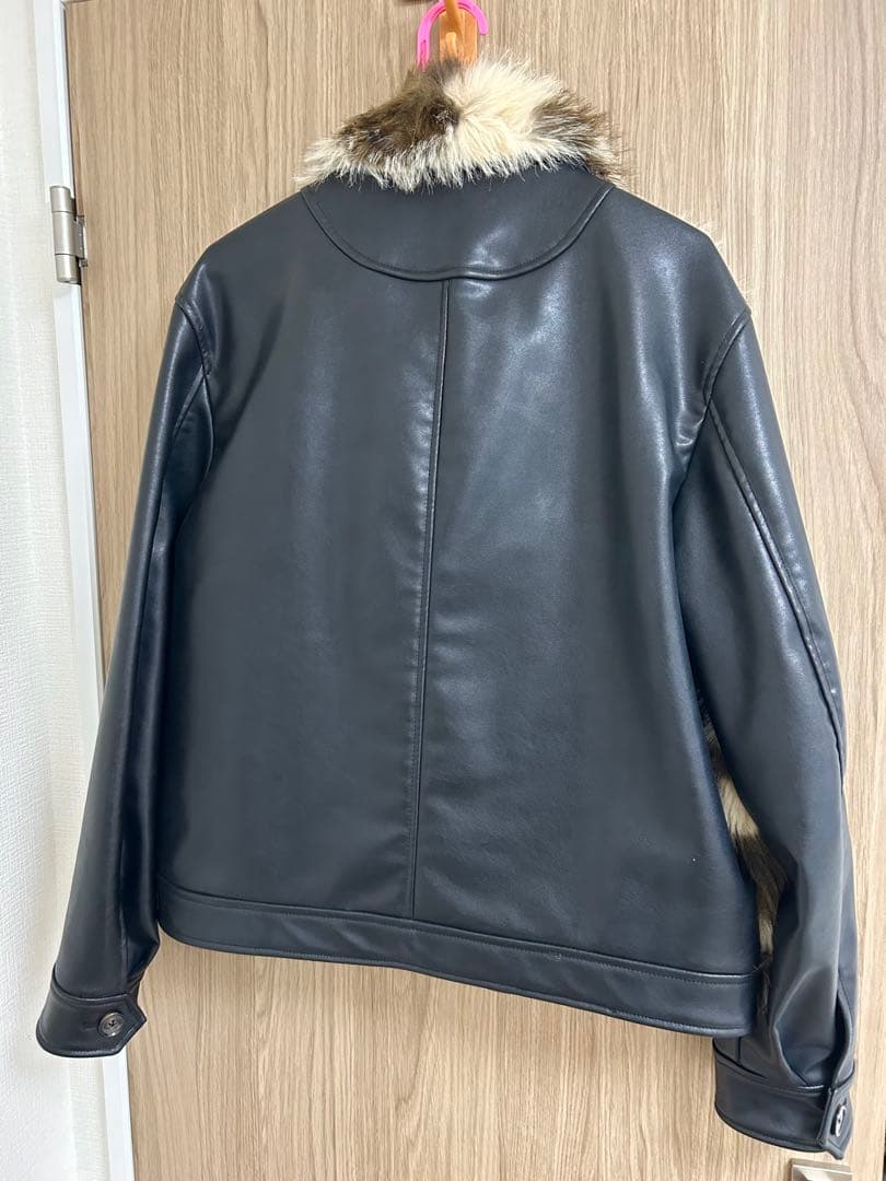 値下げ不可 zara レザージャケット disney ハリーランバート メンズ
