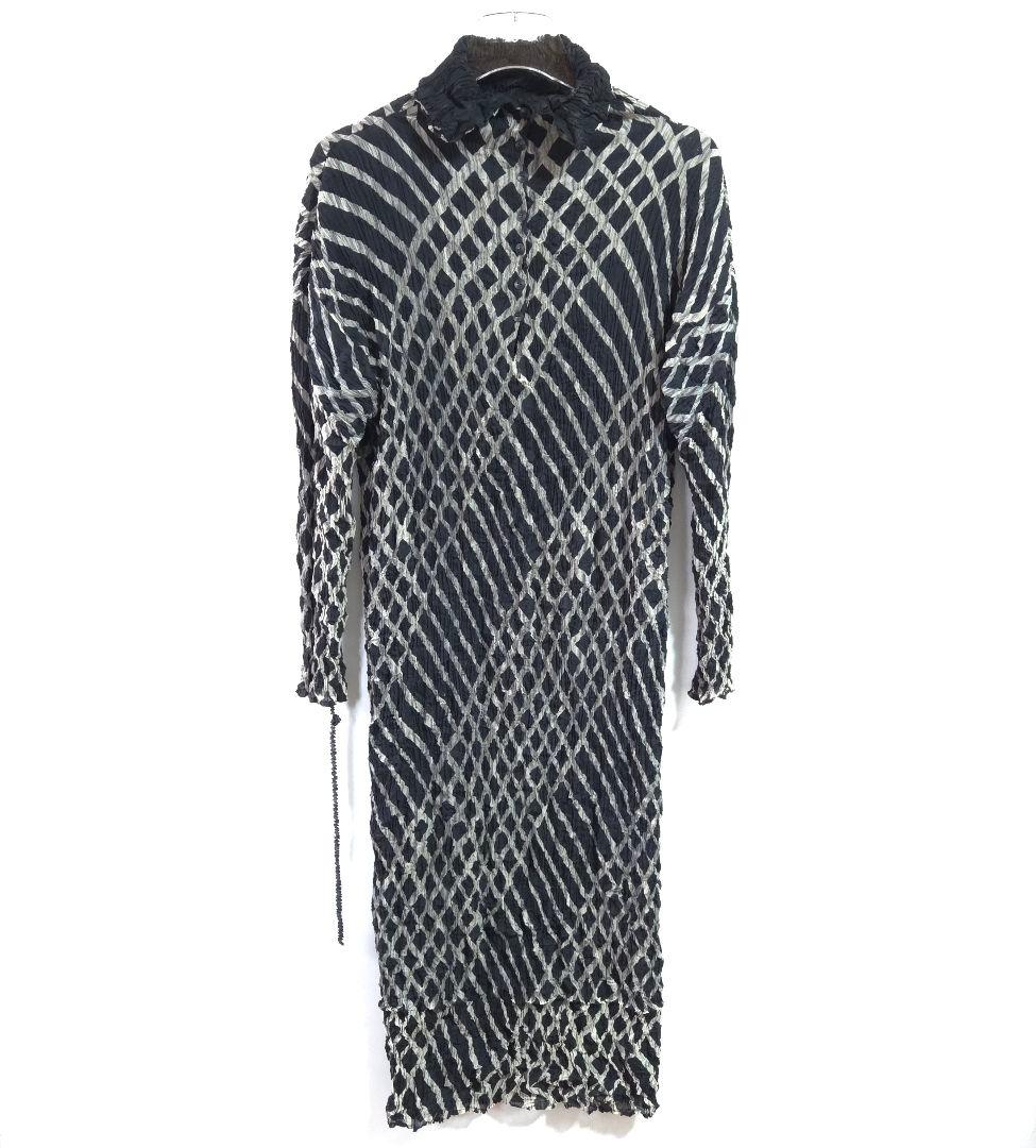 99ss ISSEY MIYAKE リバーシブルプリーツアンサンブル ブラック