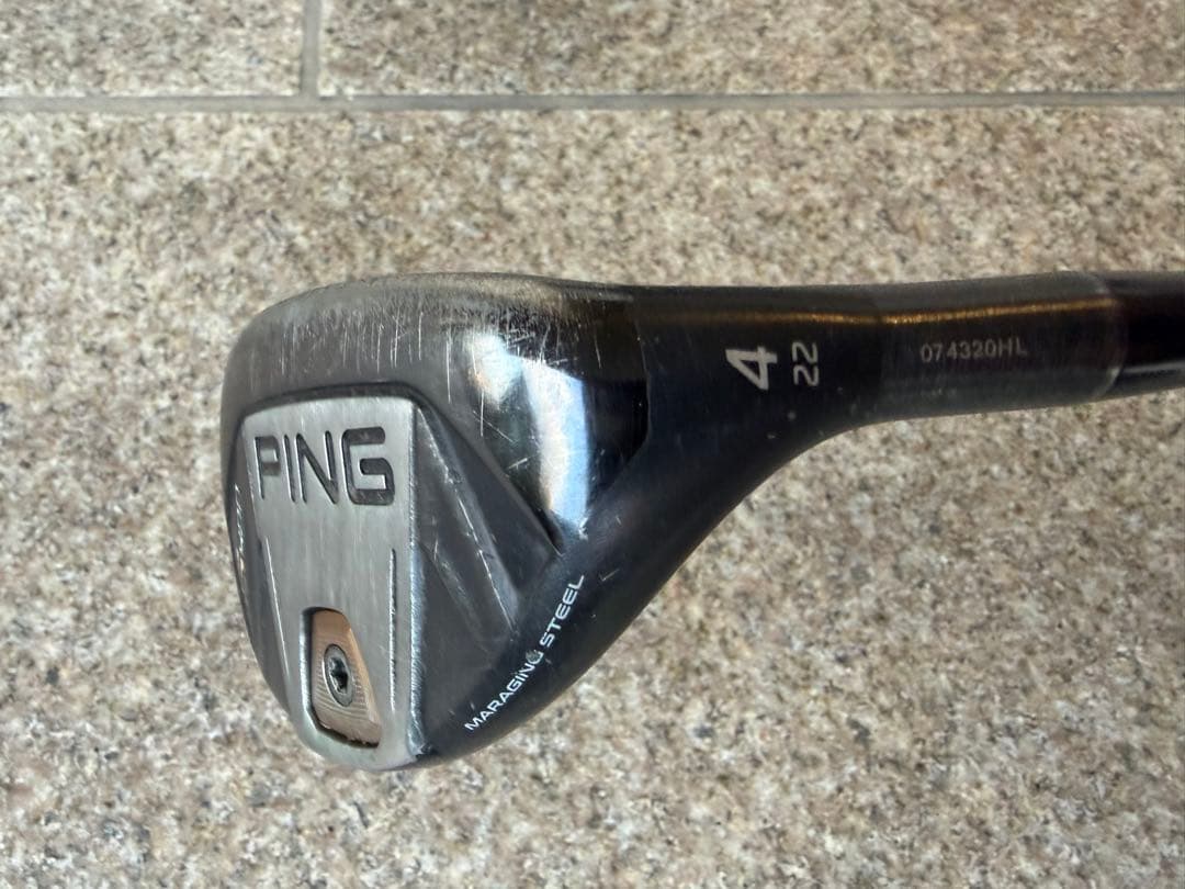 PING G400 ユーティリティ 22度 ヘッドカバー付　シャフト【R】