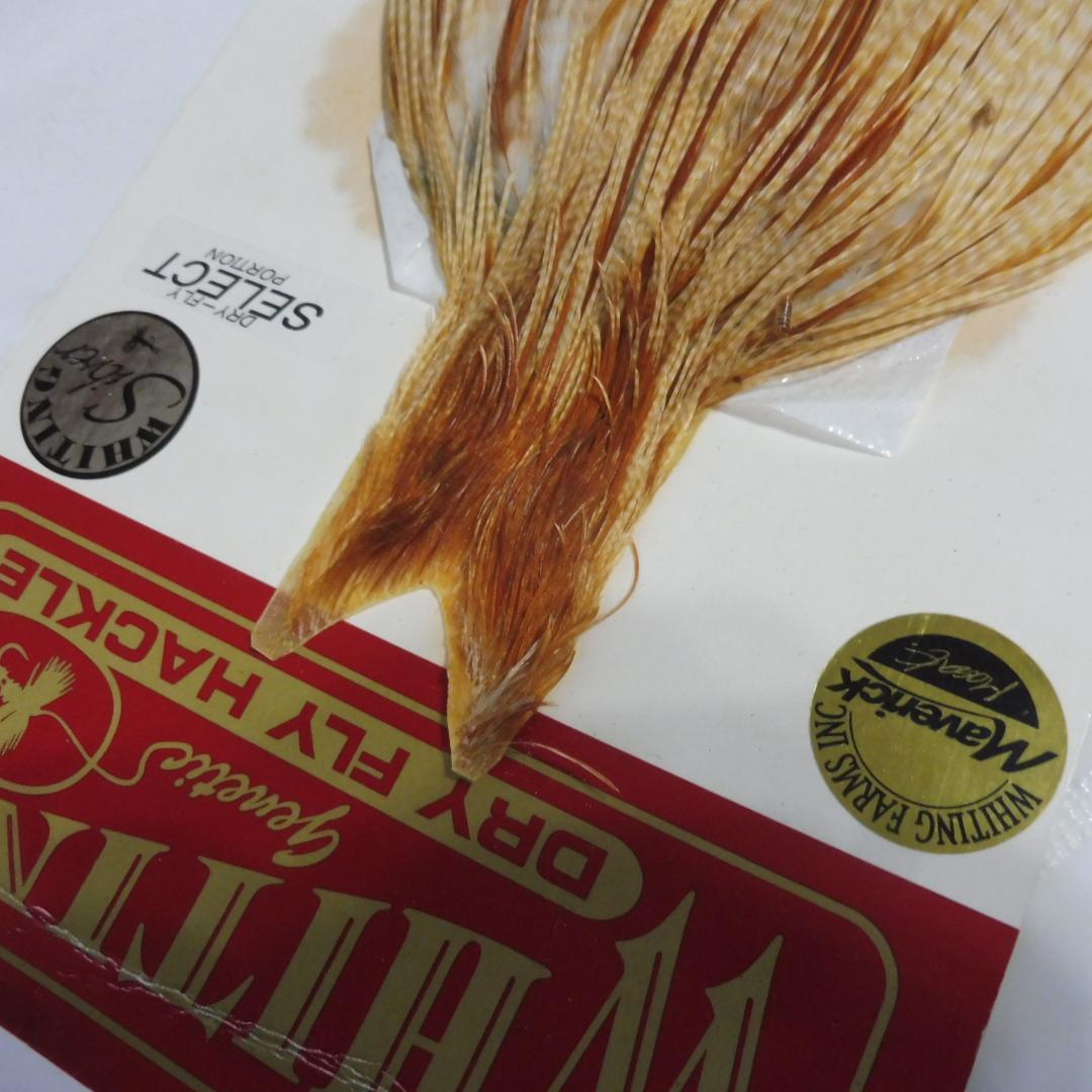 コックハックルケープ #Silver Barret Medium Ginger