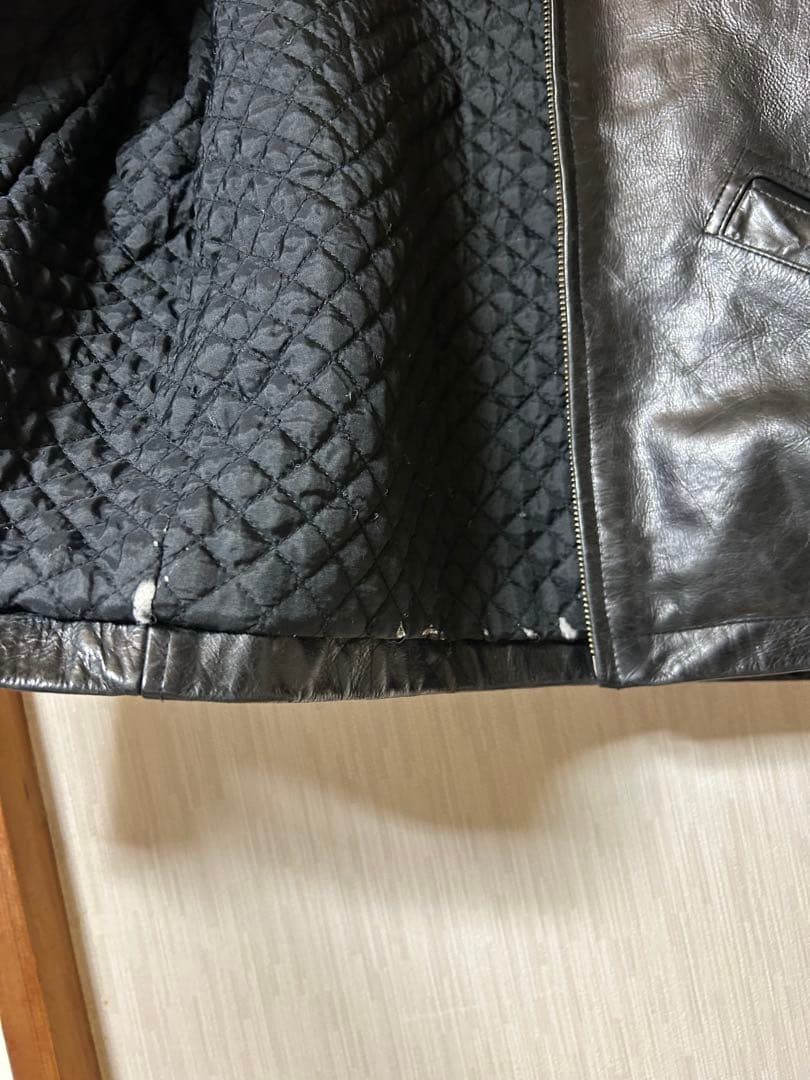 GAP ブラックレザージャケット　old gap