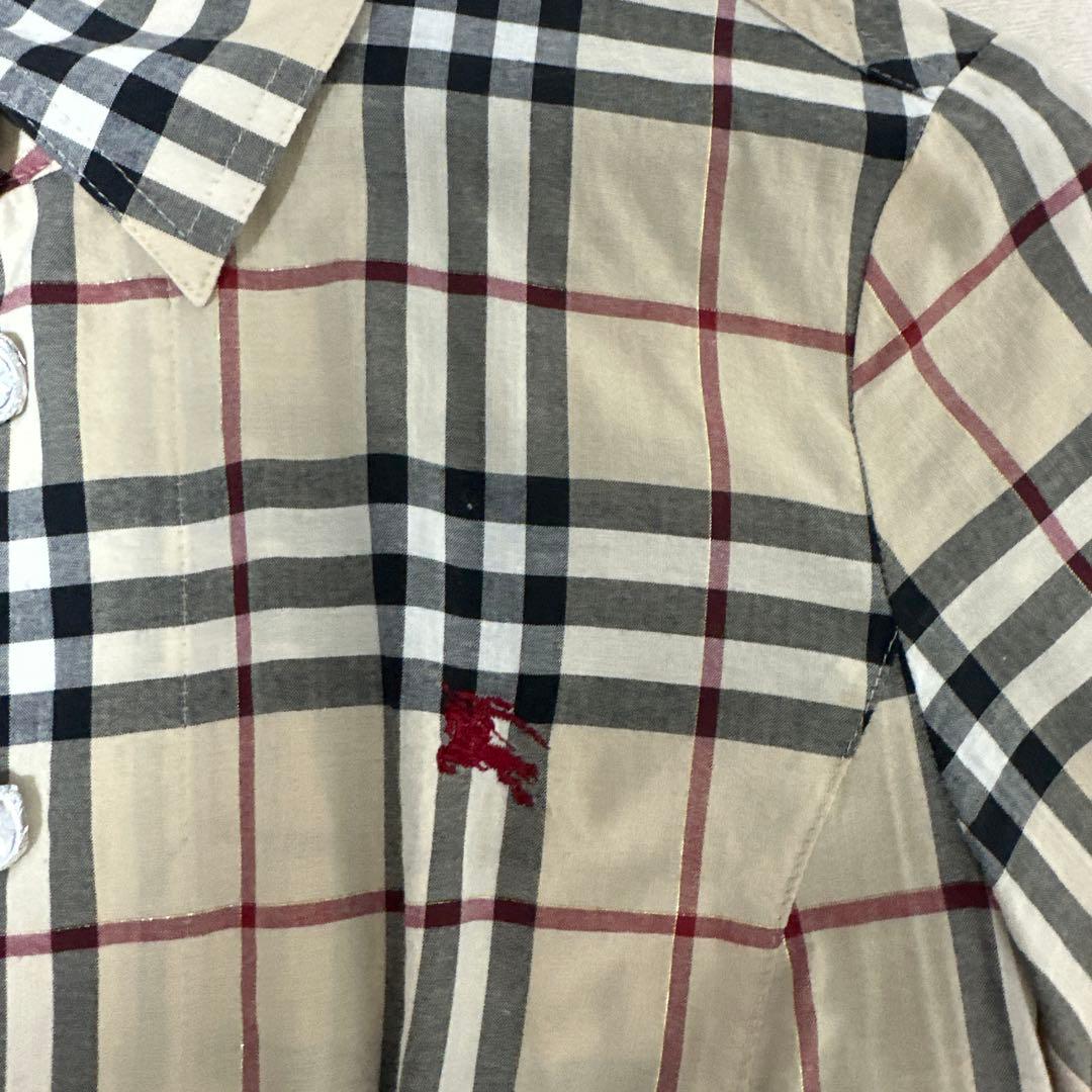BURBERRY チェック柄 シャツワンピース 38