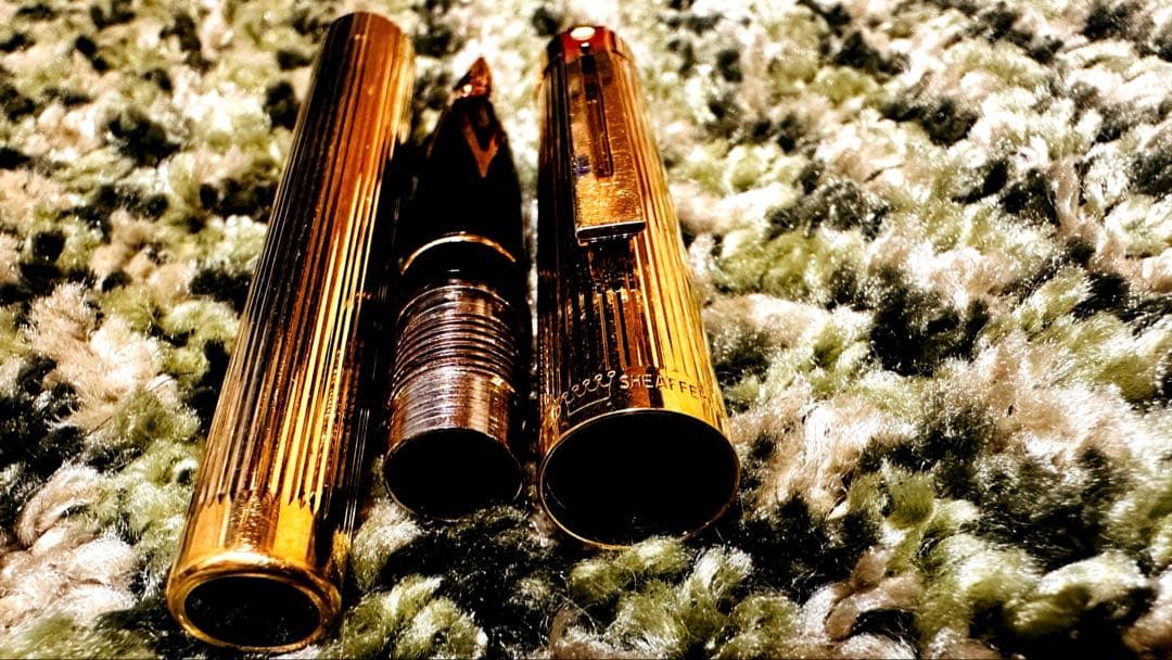 金 14K 585 Sheaffer USA エレガントな万年筆 ゴールドペン先