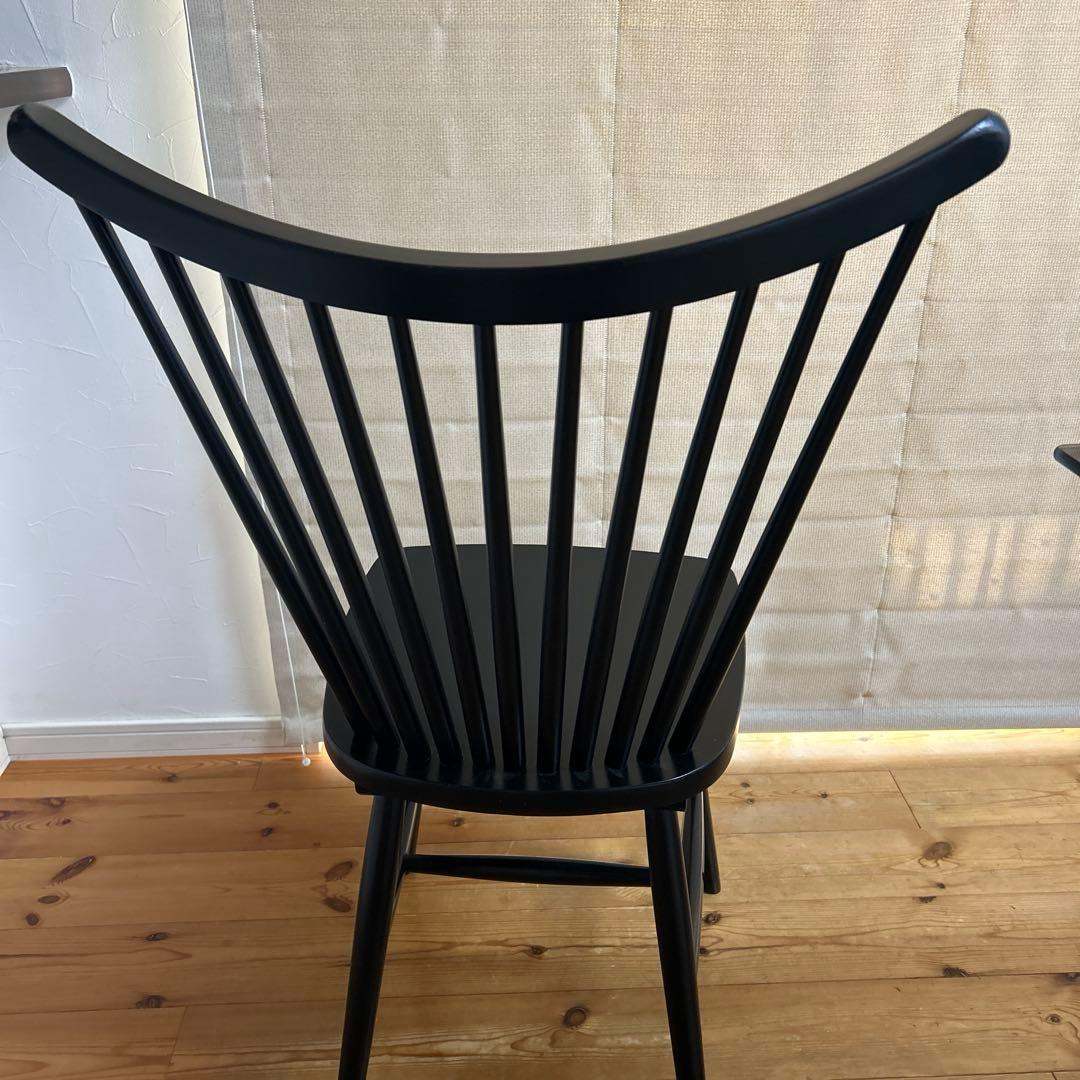 IKEA TRENDIG ダイニングチェア 黒 1脚