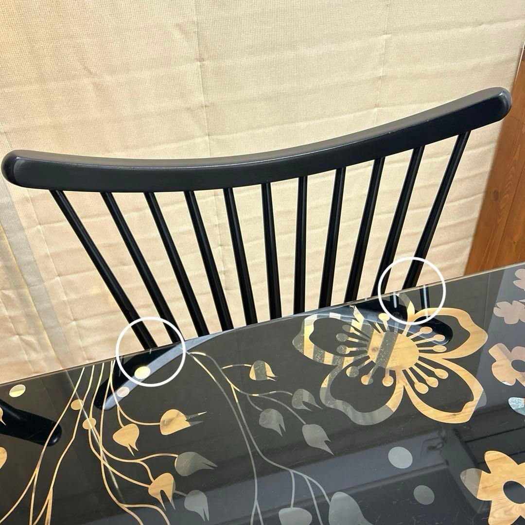 IKEA TRENDIG ダイニングチェア 黒 1脚
