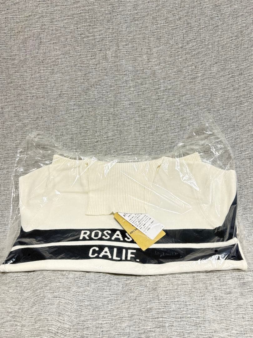 M ☆新品タグ付☆ ロサーセン　ニット タートルネック セーター ライン&ロゴ