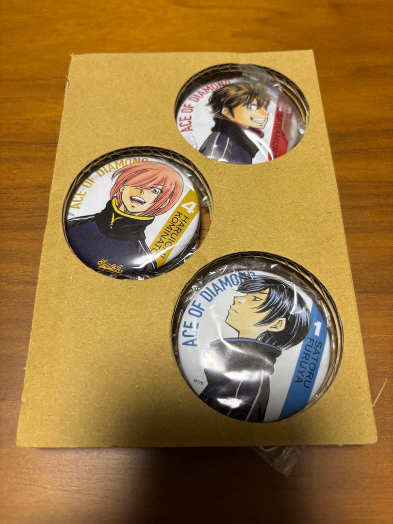 未開封　ダイヤのA act2 2巻限定版　缶バッジ　沢村・降谷・春市　コミック付