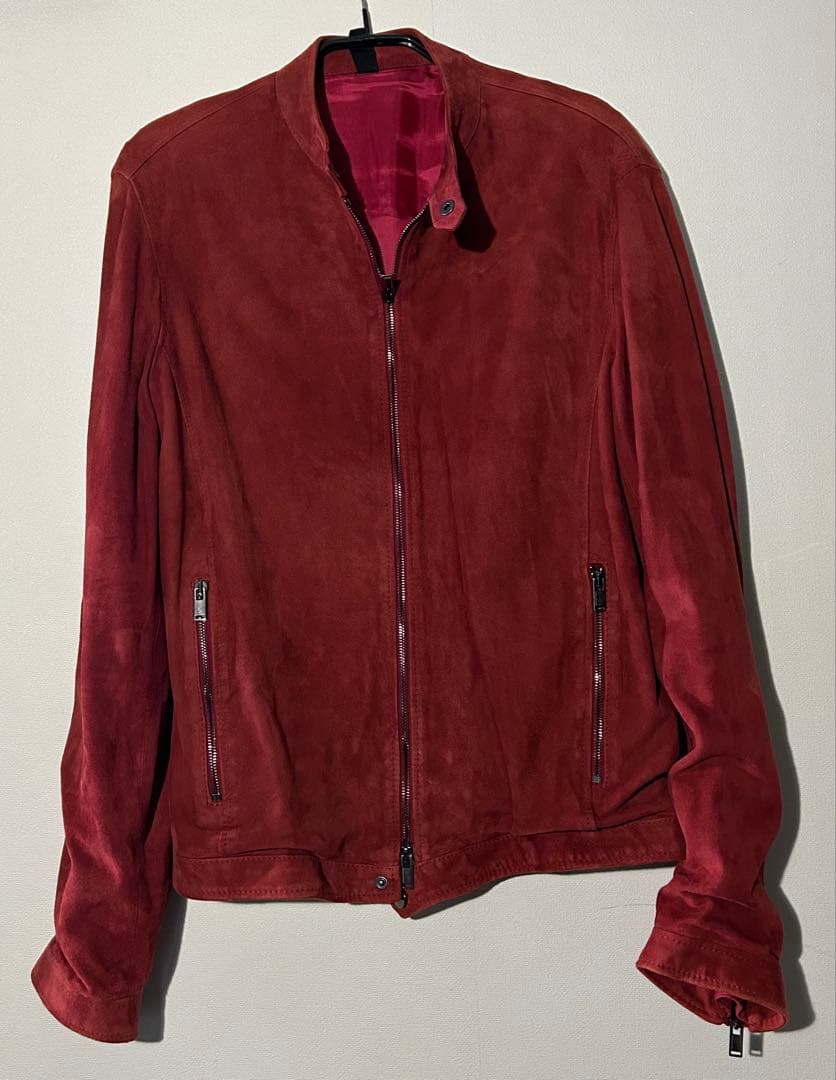 ⭐️美品！TAGLIATORE STANLEY シングルライダース　ボルドー