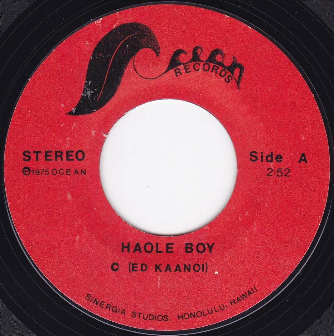 洋楽 Haole boy / Ed Kaanoi / '1975 Hawaii EP