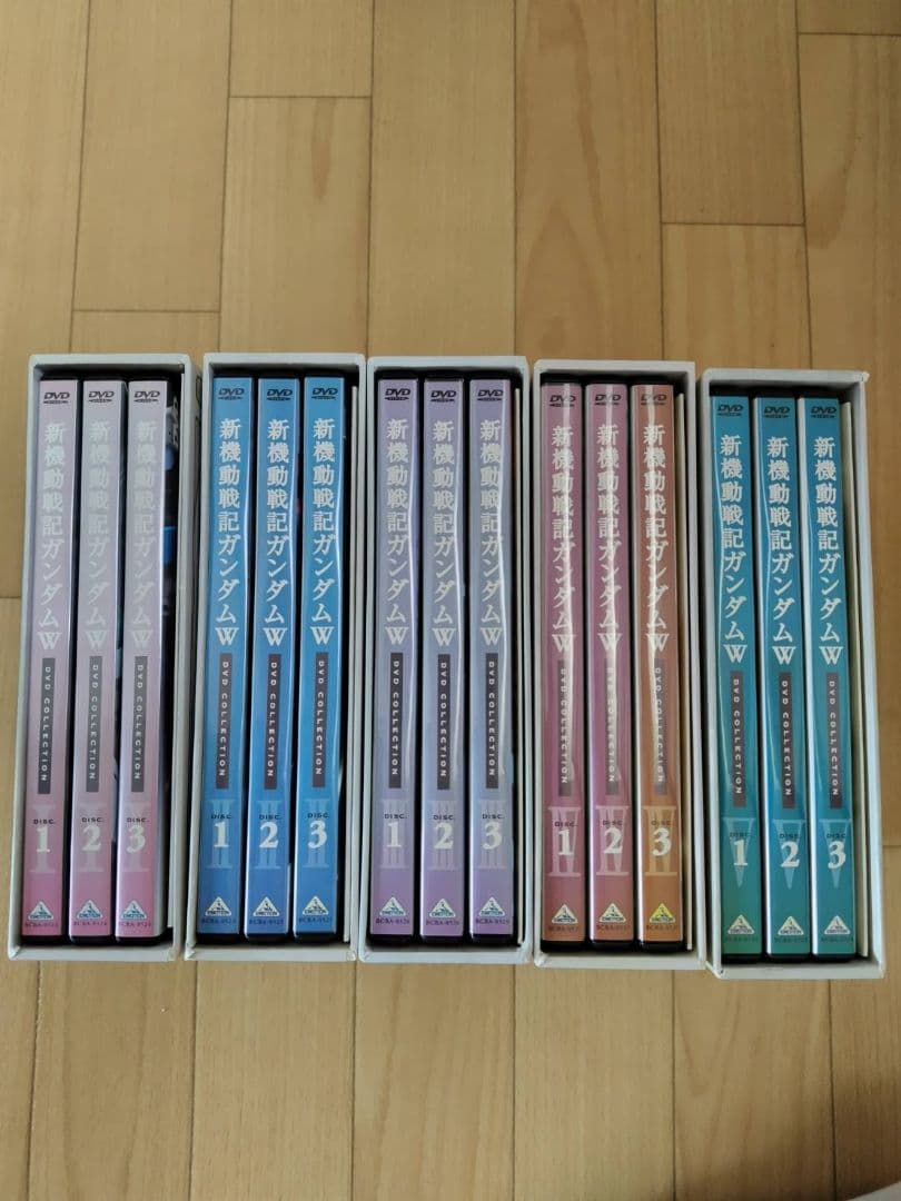 新機動戦記ガンダムW DVD全5巻セット