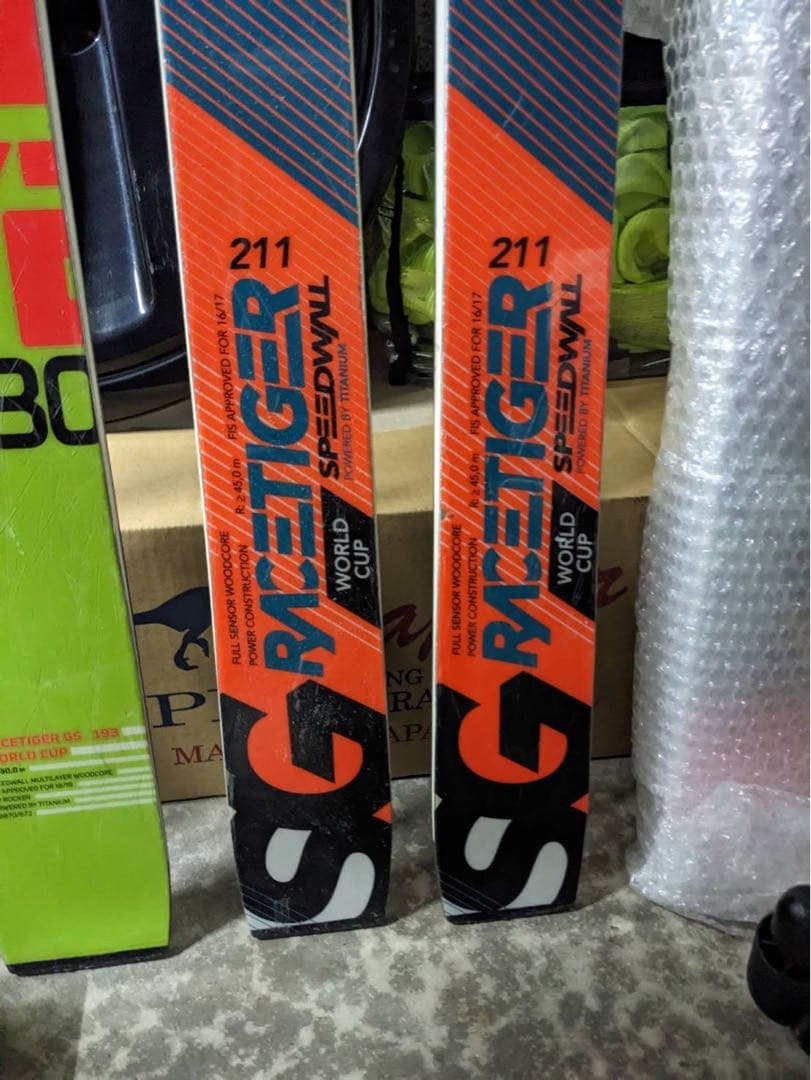 スキー volkl racetiger sg 211cm