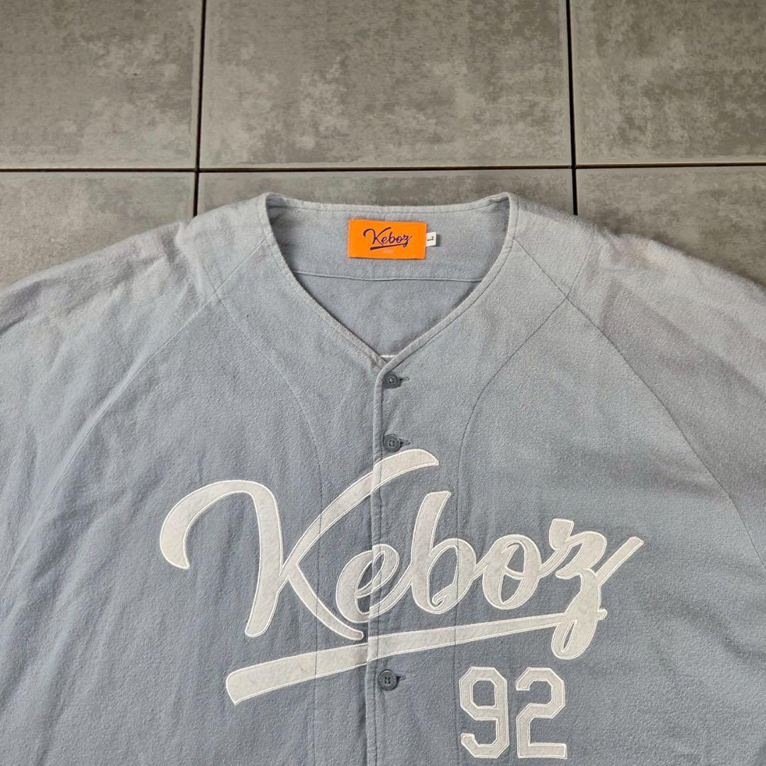 KEBOZ ベースボールシャツ ユニフォーム ストリート ケボズ 半袖シャツ
