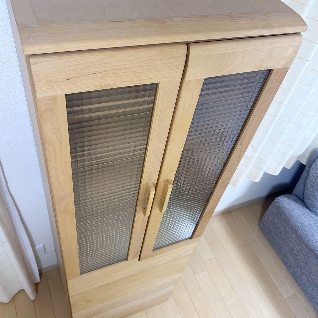 スリムキッチンボード　隈木工所　大川家具　ナチュラルカントリー　アルダー材天然木