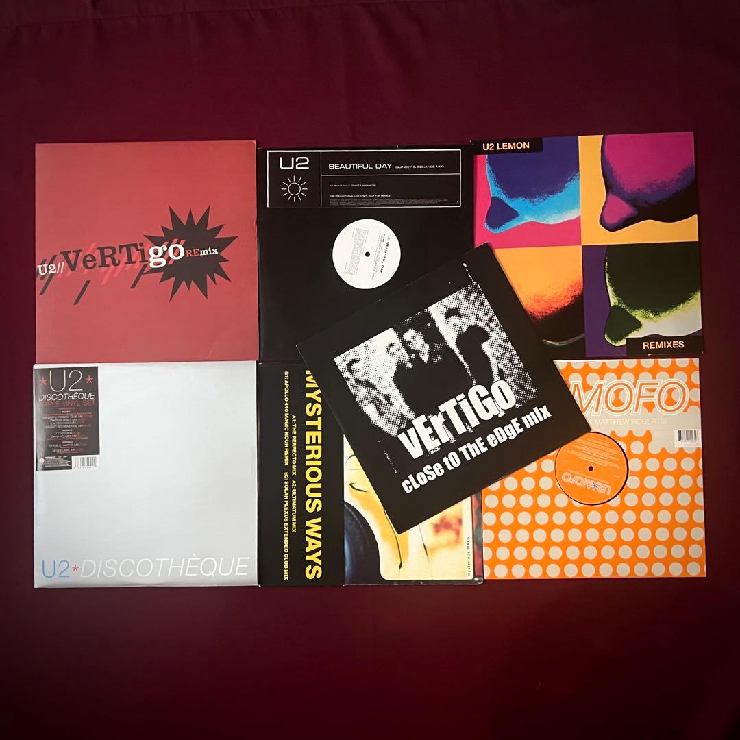 U2のプロモやブートを含む12インチ・レコード・セット