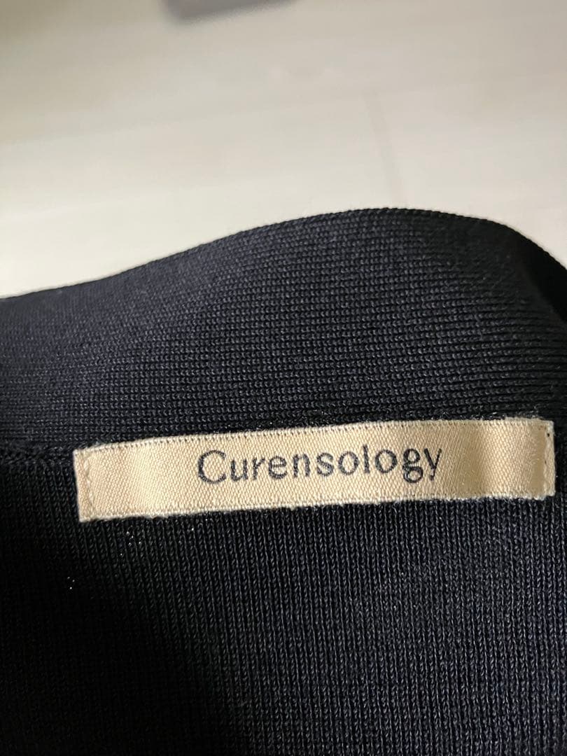 Curensology ブラックニットベスト