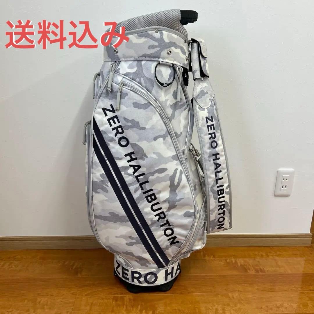 ZERO HALLIBURTON ホワイトカモキャディバッグ　コーデュラナイロン