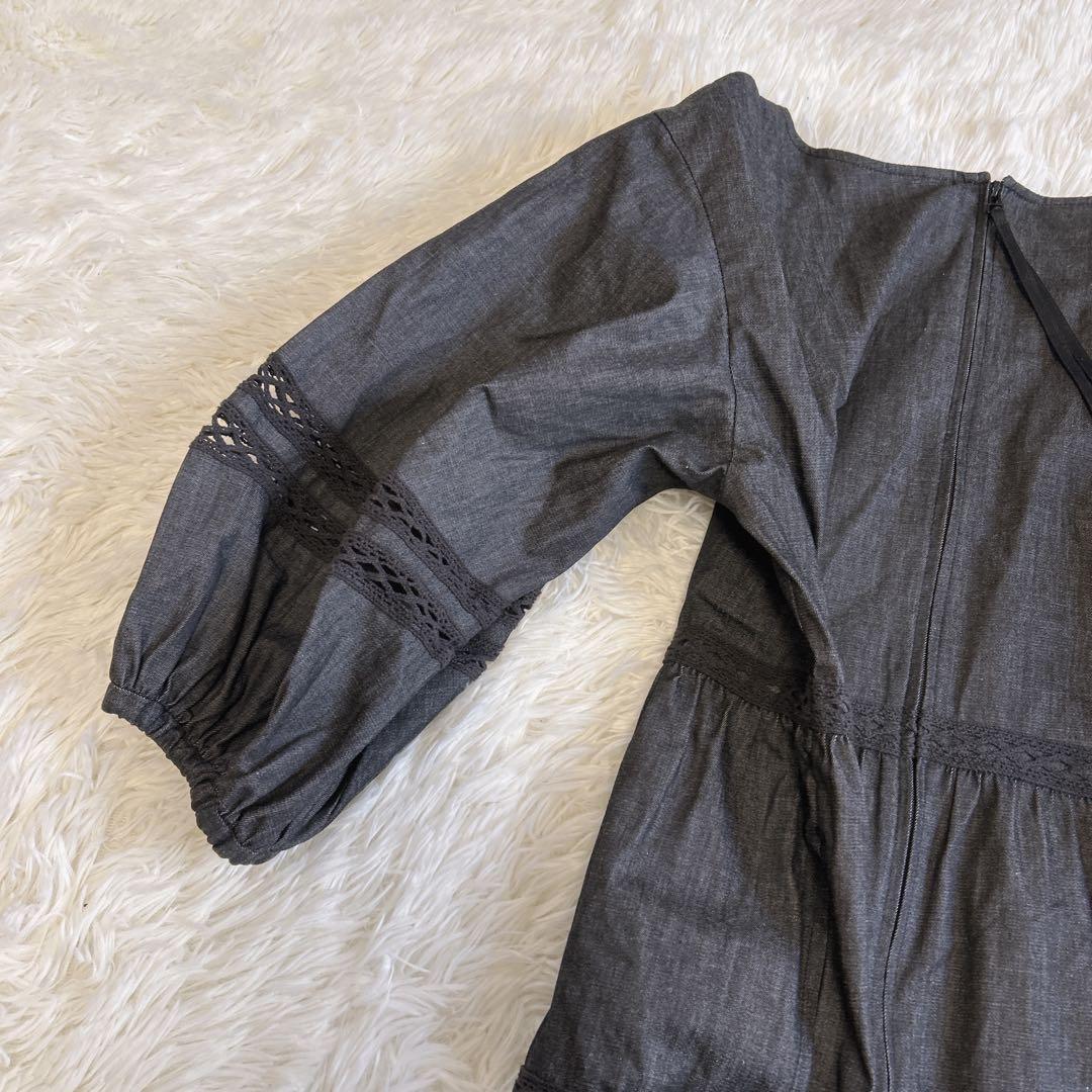 美品✨完売品 インゲボルグ ライトオンスデニムワンピース フレア 24SS