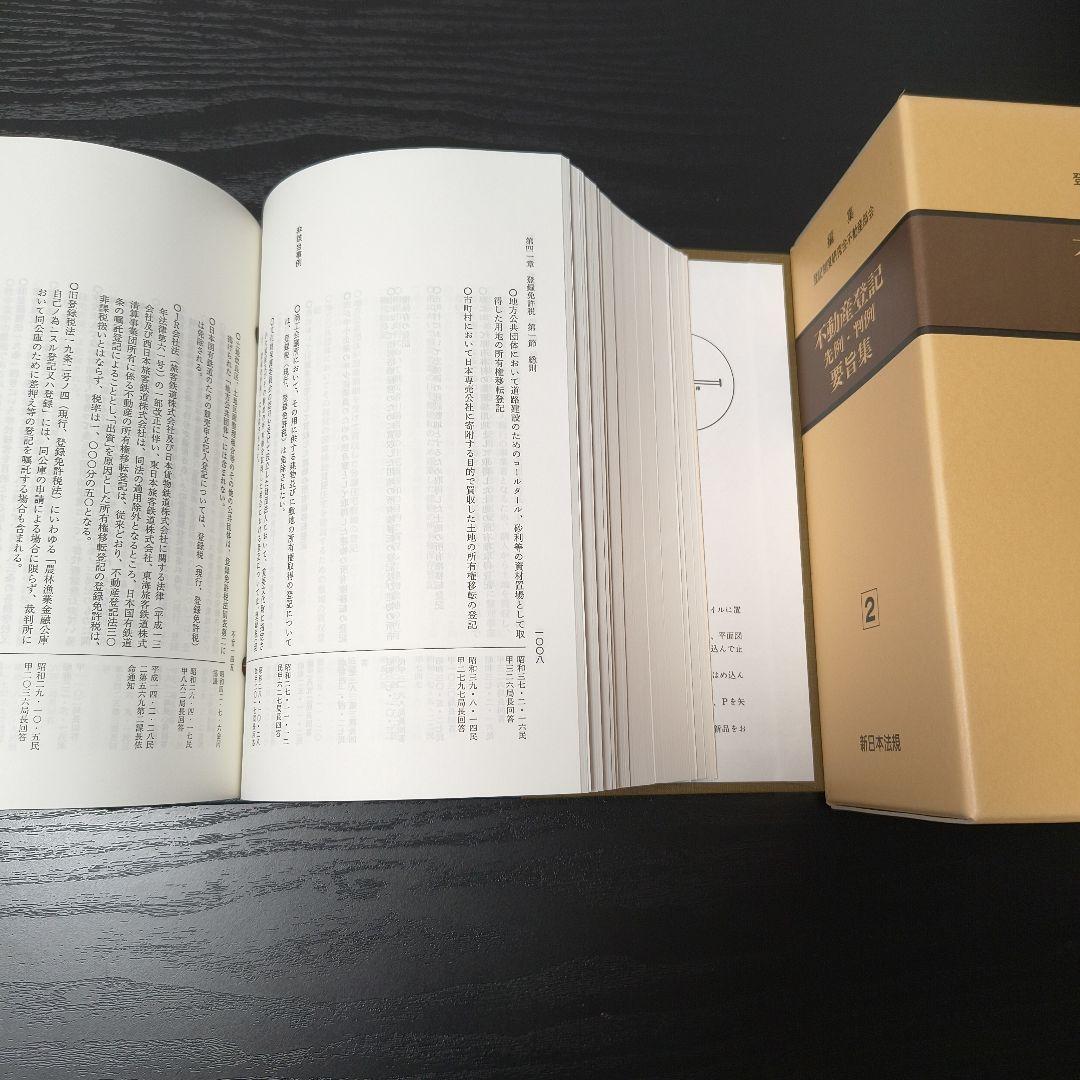 【連休中限定】不動産登記　先例・判例　要旨集 1巻 2巻セット