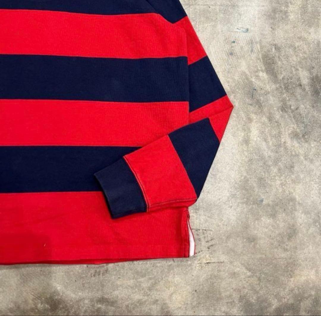 Ralph Lauren ラルフローレン　ラガーシャツ　L ボーダー　POLO