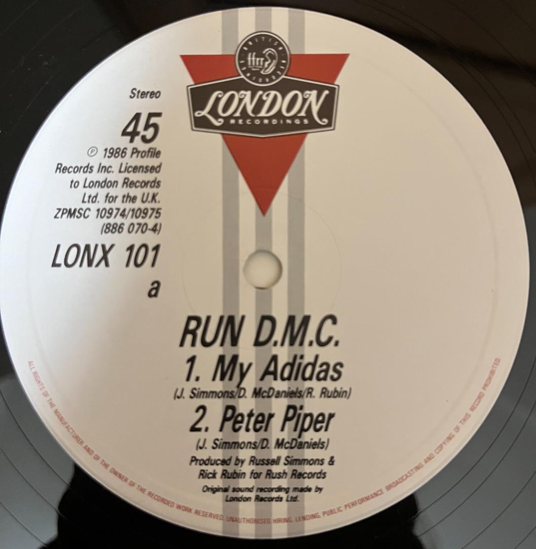 洋楽 Run DMC / My Adidas / Peter Piper