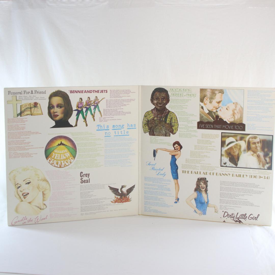 英LP Elton John Goodbye Yellow Brick Road
