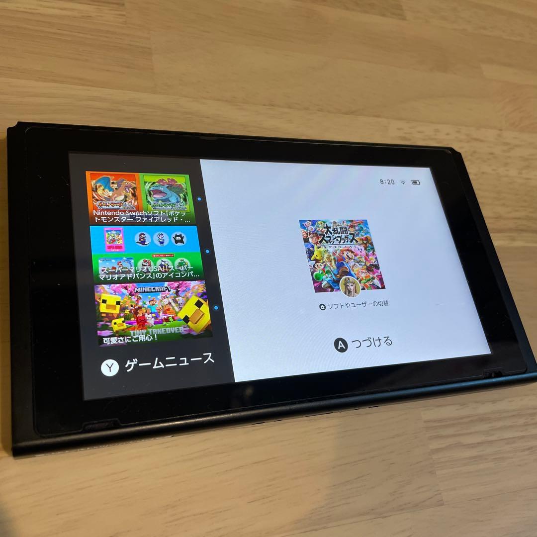 【美品】Nintendo Switch どうぶつの森デザイン 本体&充電ドック