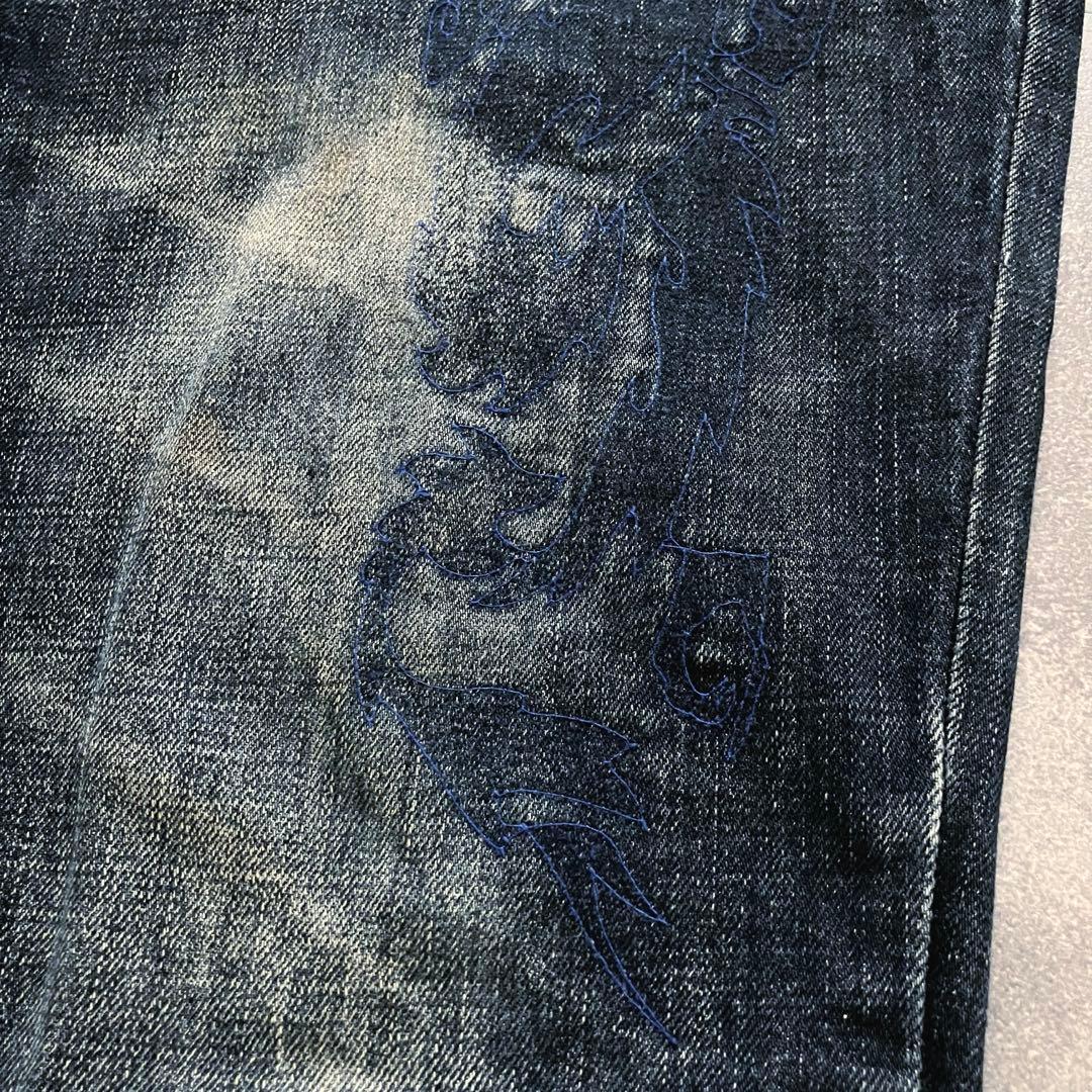 パンツ 00s semantic design gimmick flared denim