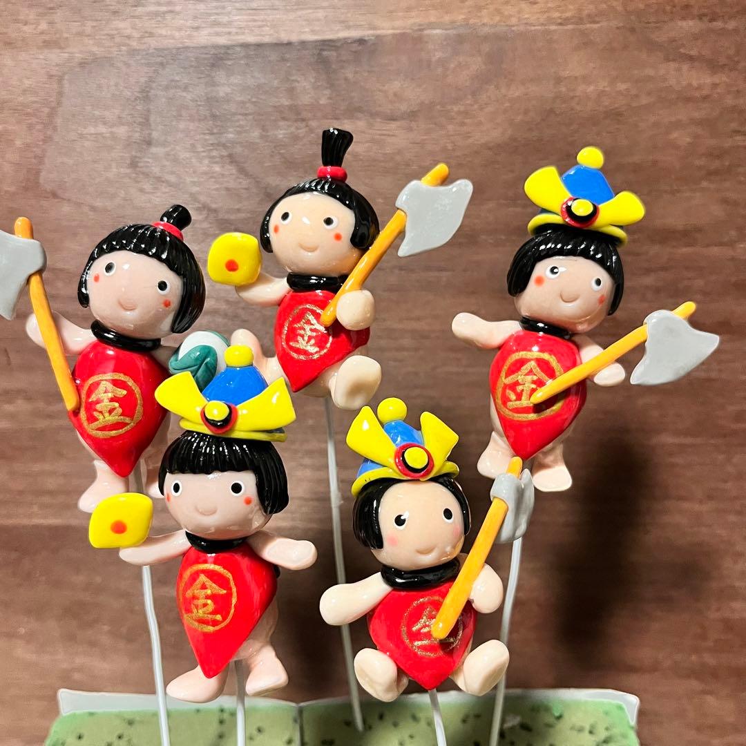 五月人形 (樹脂粘土)粘土細工(レジンコーティング)