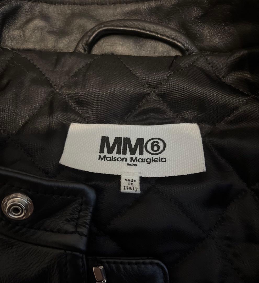 MM6 八の字 ライダース マルジェラMaison Margiela 5 zip