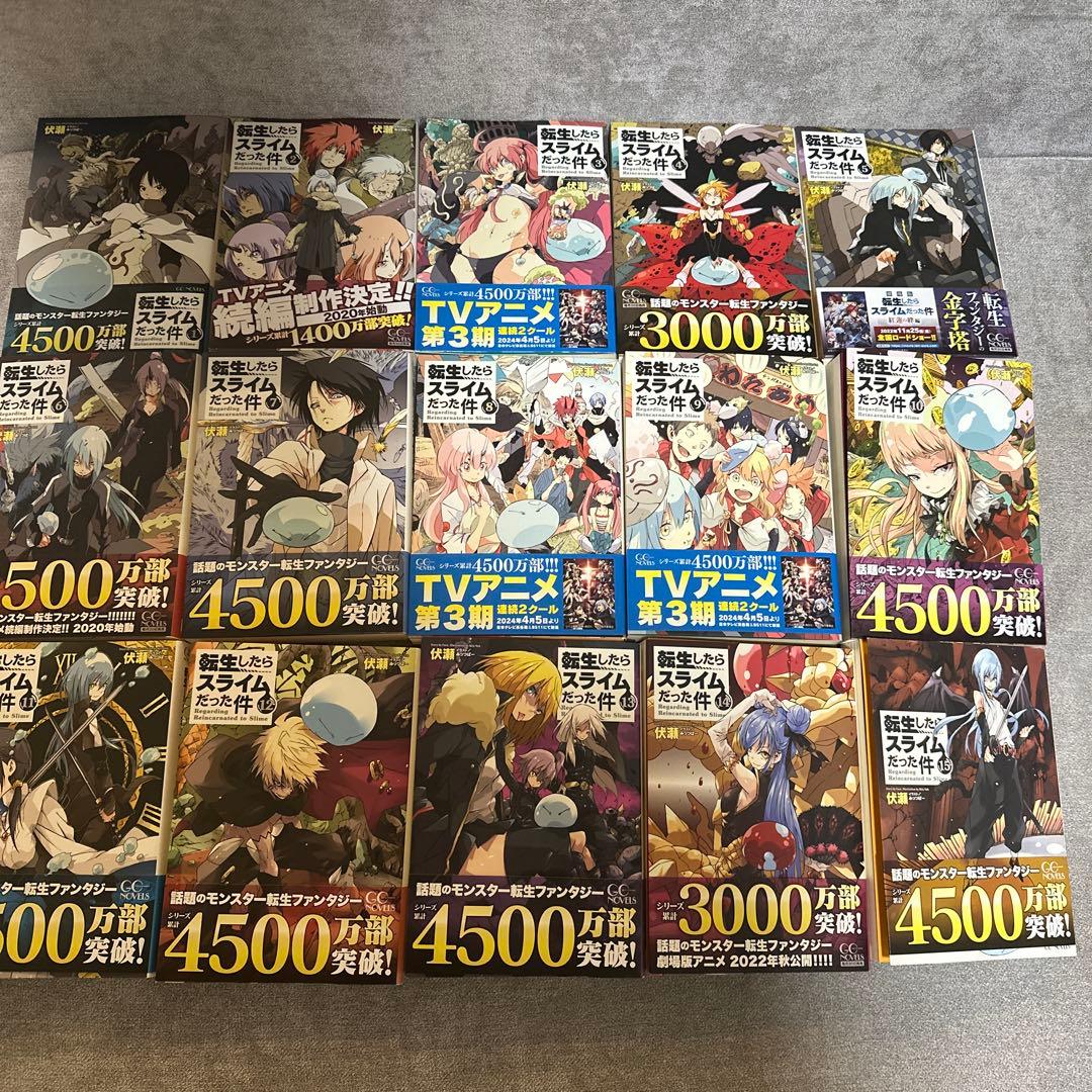 転生したらスライムだった件1〜23＋外伝3合計26