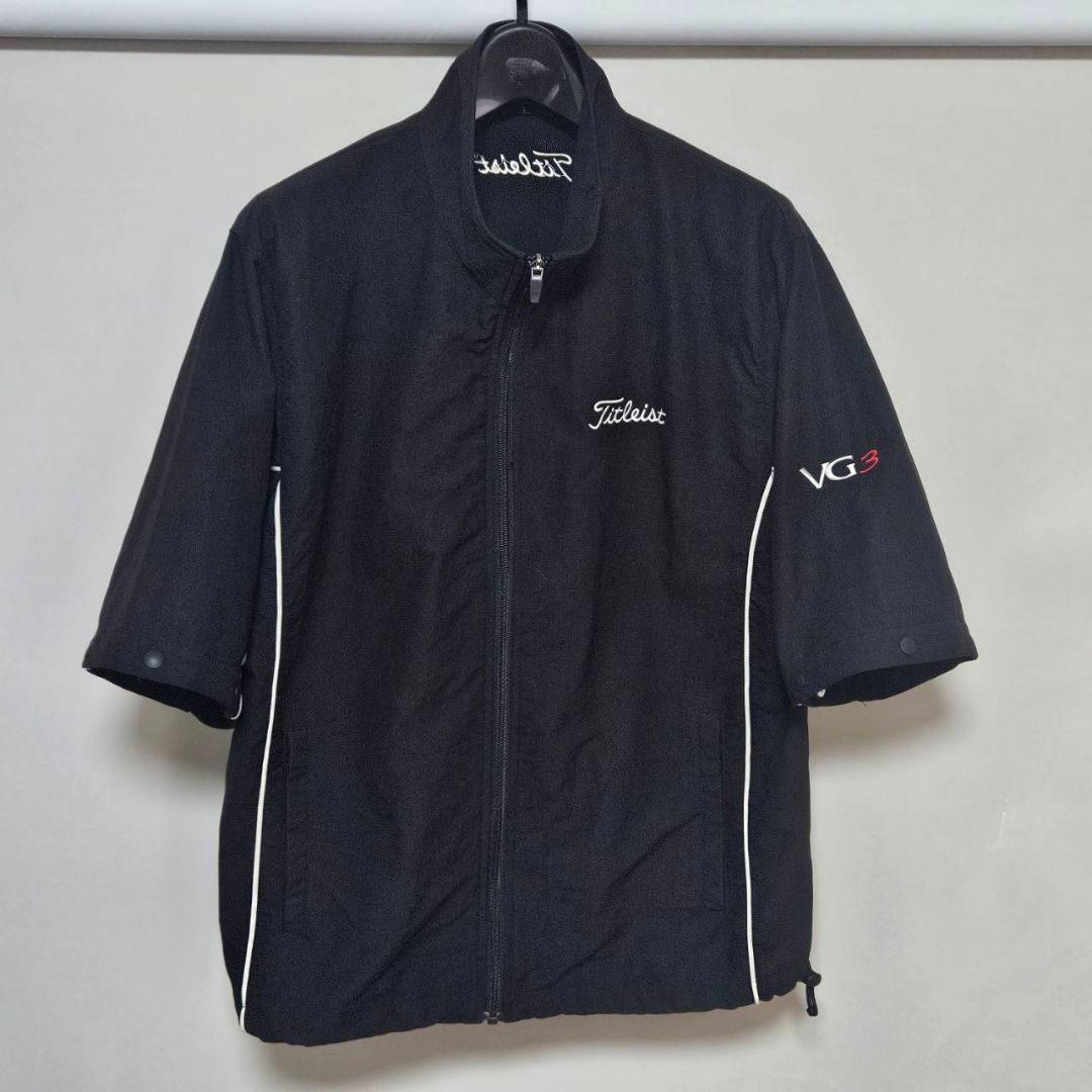 titleist メンズゴルフジャケット 2way アウター L ブラック