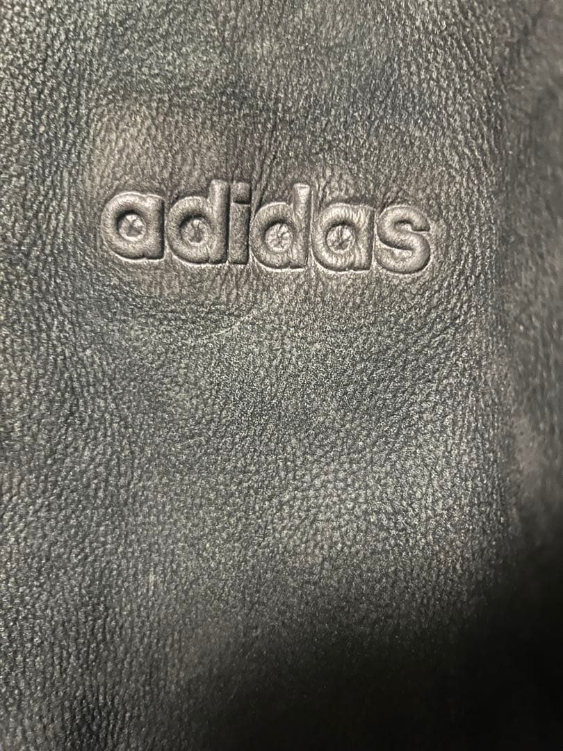 【スペシャル／adidas／80s】レザー／ジャケット　／黒タグ／ヴィンテージ
