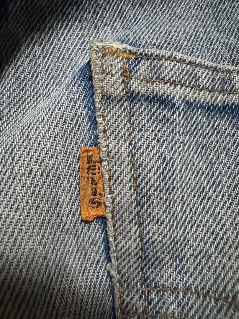 Levi's 684 70s USA製 ビックベル 42TALON ボタン裏4