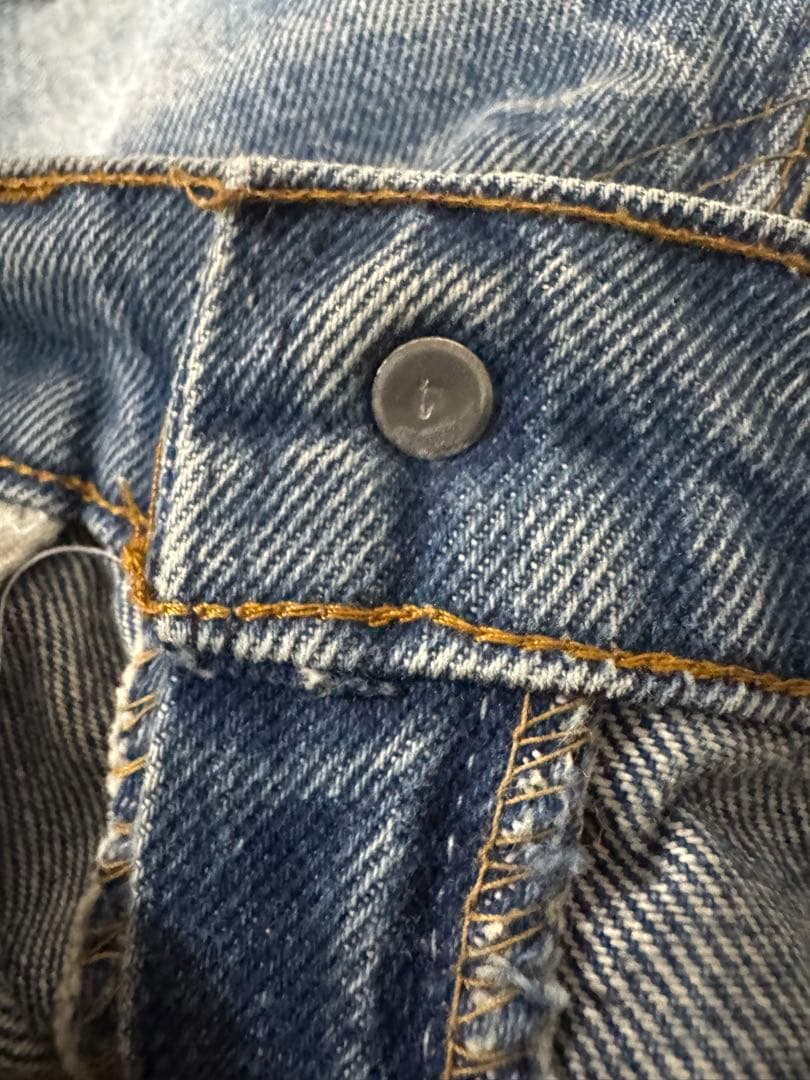Levi's 684 70s USA製 ビックベル 42TALON ボタン裏4