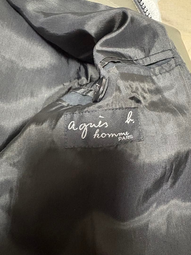 Agnes b homme フランス製　レザージャケット