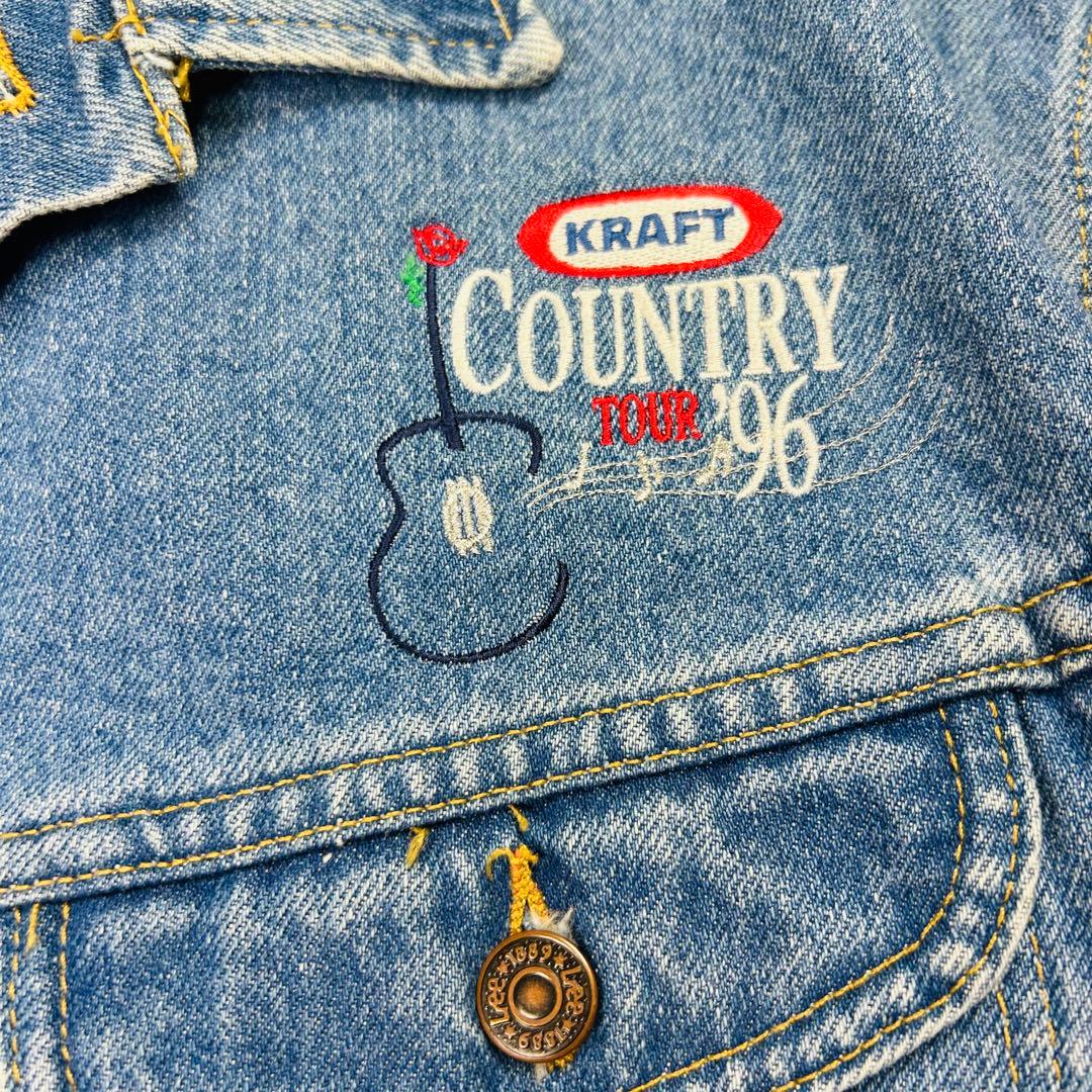 90s USA製 Lee COUNTRY TOUR '96 デニムジャケット