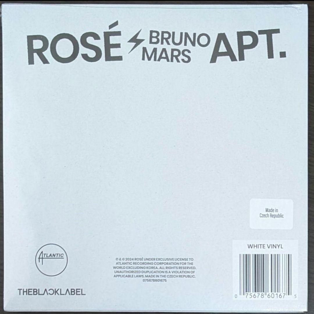 新品未開封 ROSÉ Bruno Mars APT. 7インチレコード