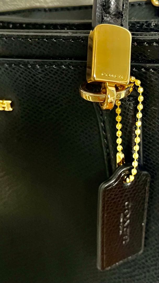 値下げ❗️卒業入学式‼️COACH コーチ 2WAY ハンドバッグ レザー ブラック