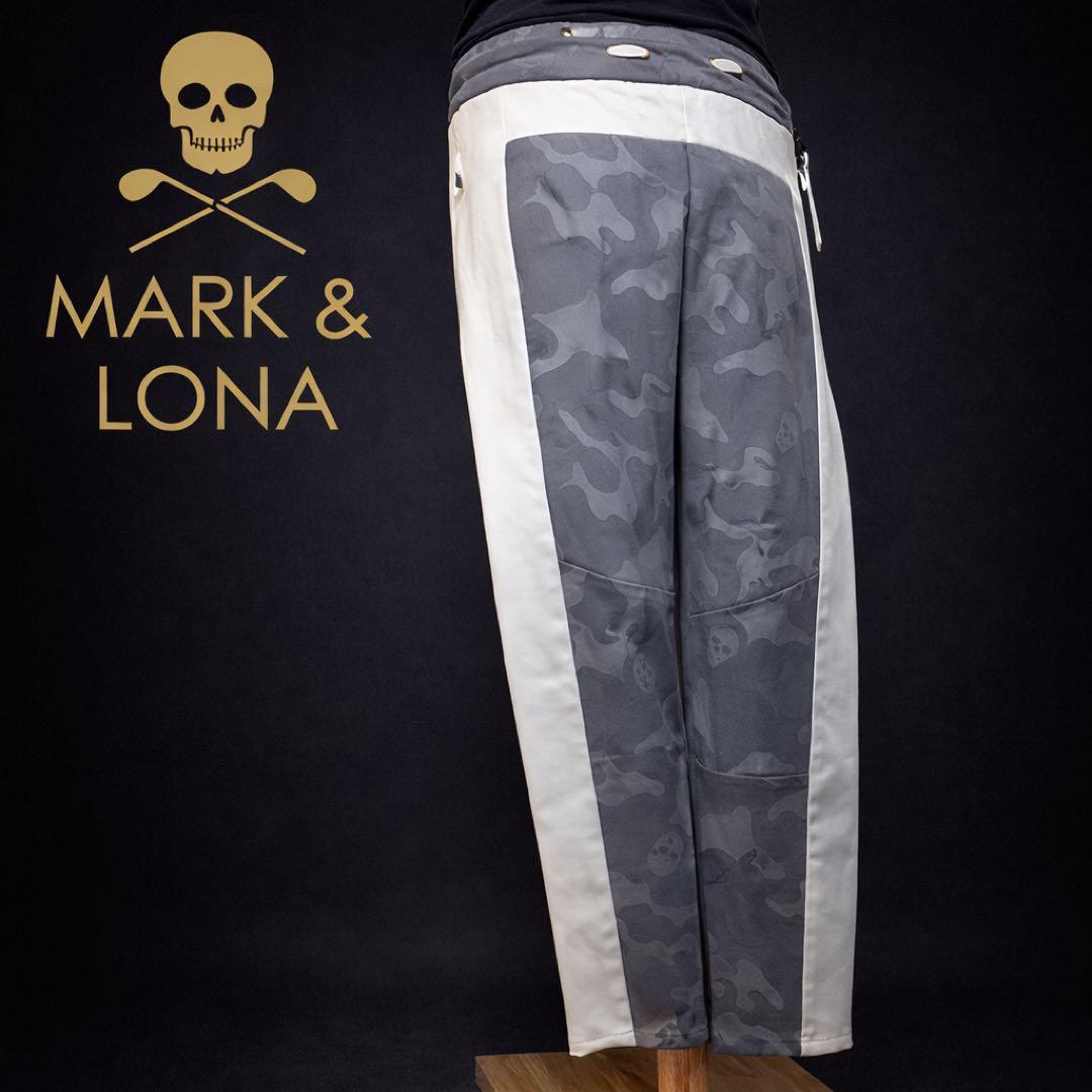 【新品タグ付】MARK&LONAマークアンドロナ カモフラ柄 ゴルフパンツ M
