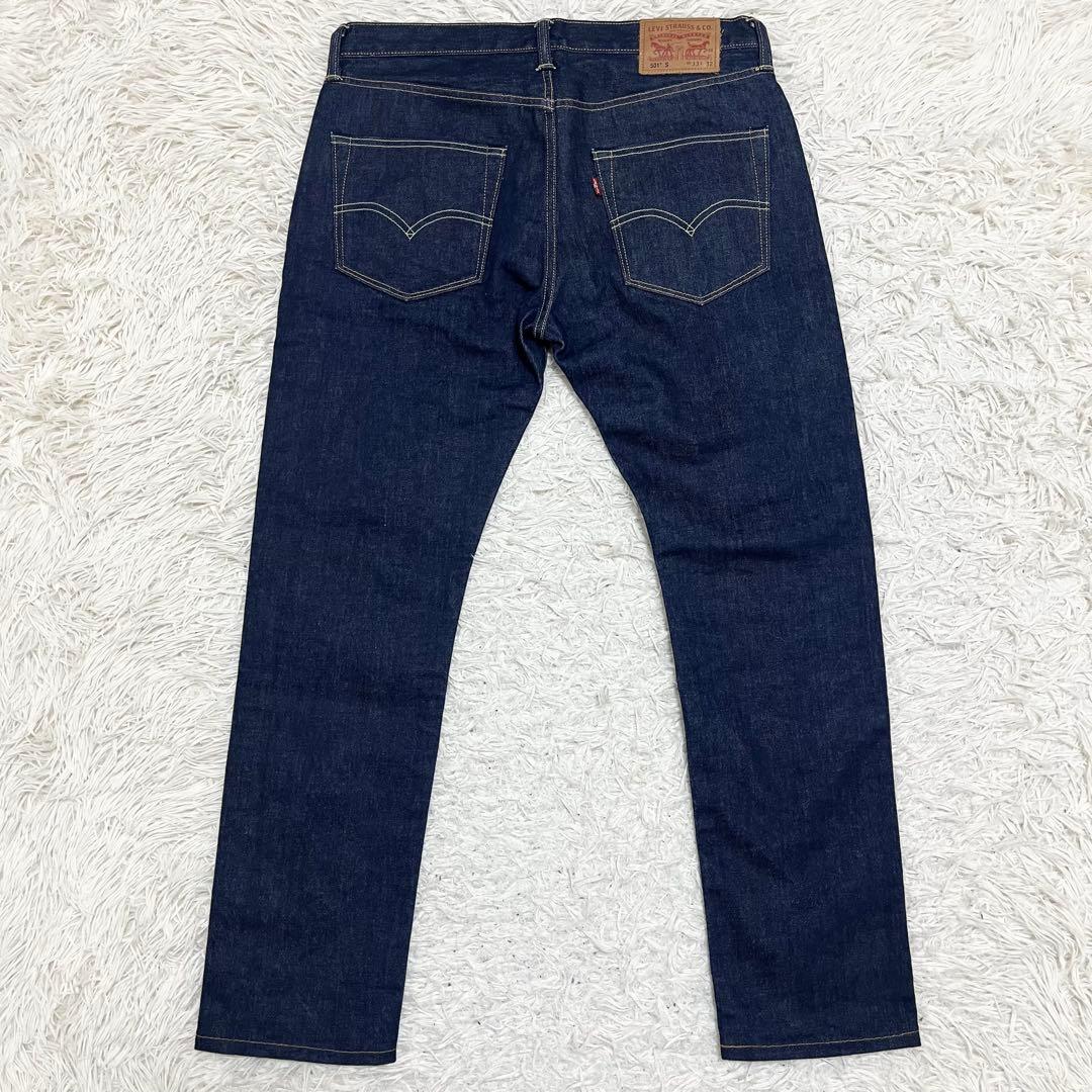 新品タグ付✨リーバイス 501 スキニー ストレッチ W33 濃紺 ボタンフライ