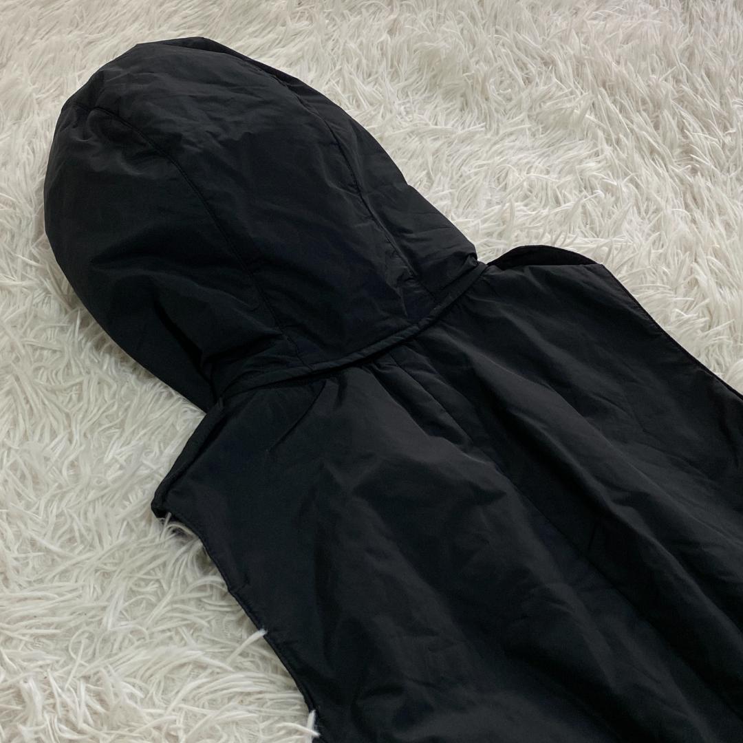 エスマックスマーラ/S MaxMara【M】フード付ベスト ベルト付