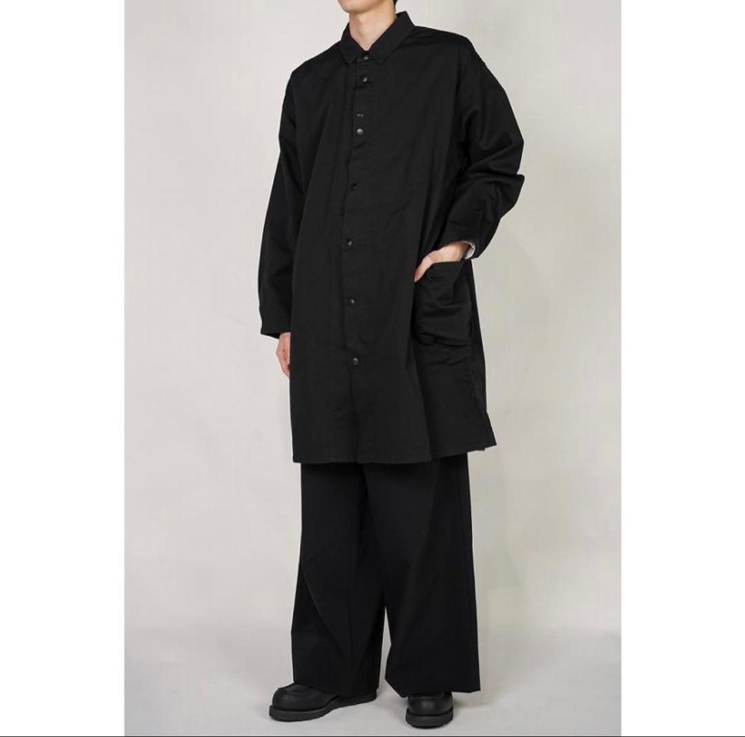 ジャケット・アウター Porter Classic Chino Shirt Coat BLACK 2