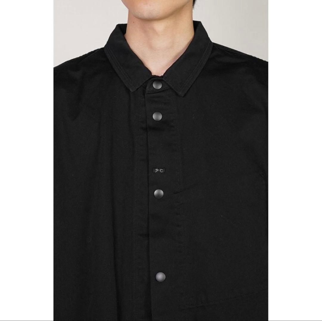 ジャケット・アウター Porter Classic Chino Shirt Coat BLACK 2