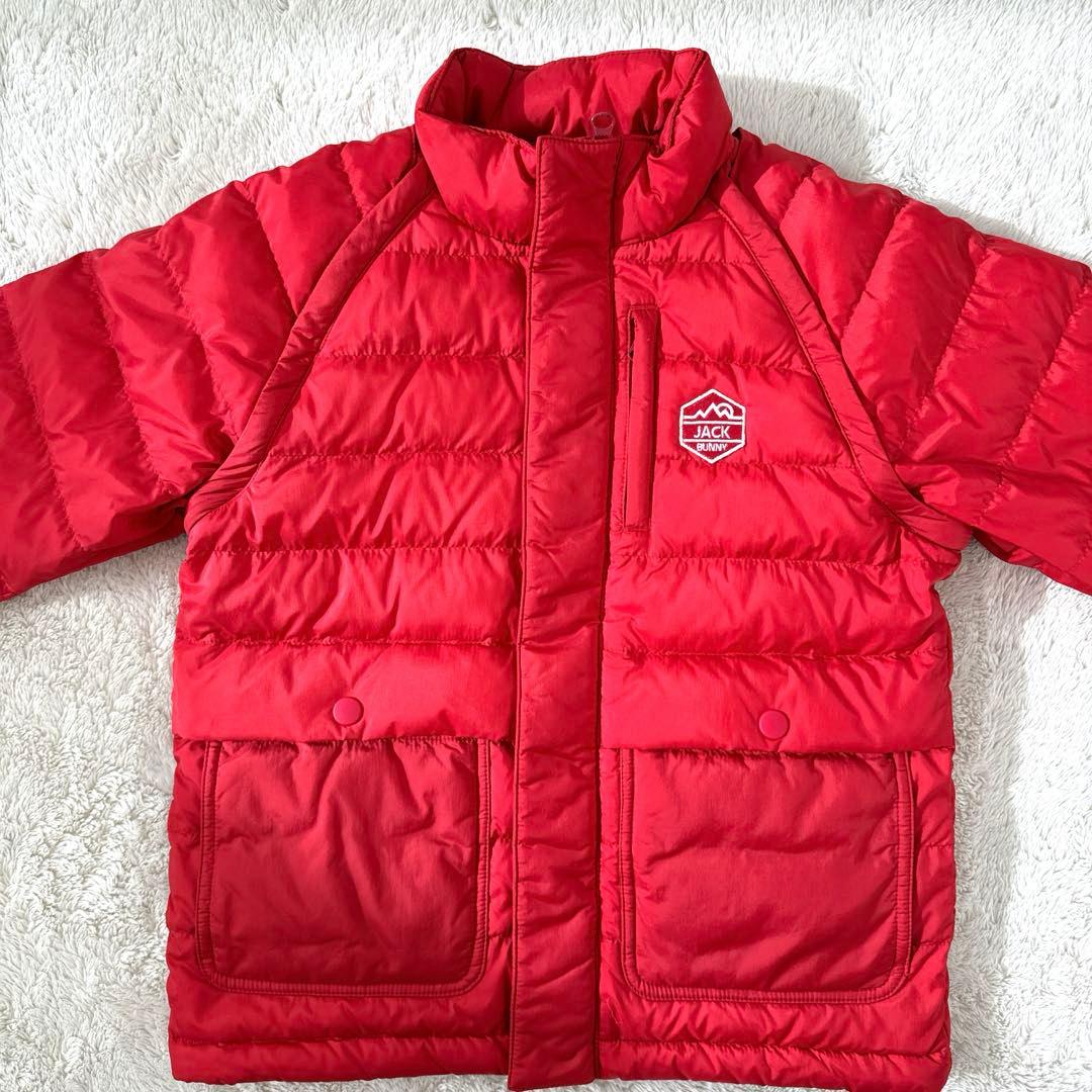 美品♡jackbunny ジャックバニー ゴルフ ジュニア 140 ダウン 薄手